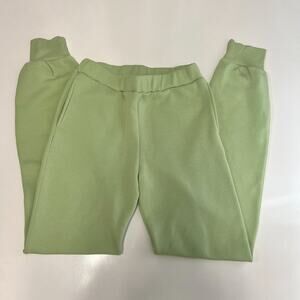 Saski Joggers in Pastel Lime Green